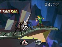 une photo d'Ã©cran de Super Smash Bros sur Nintendo 64